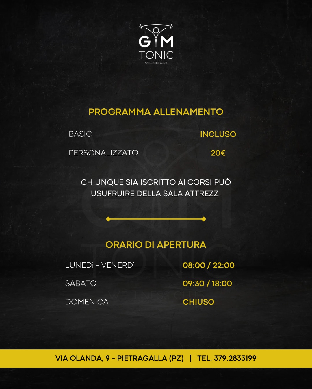 Allenamenti in palestra